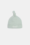 Core Rib Logo Hat  Sage Stripe  hi-res