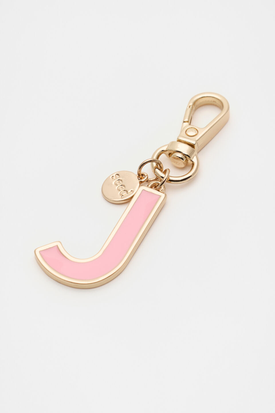 Initial Bag Charm  J