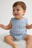 Pointelle Knit Bloomer  Pale Blue  hi-res
