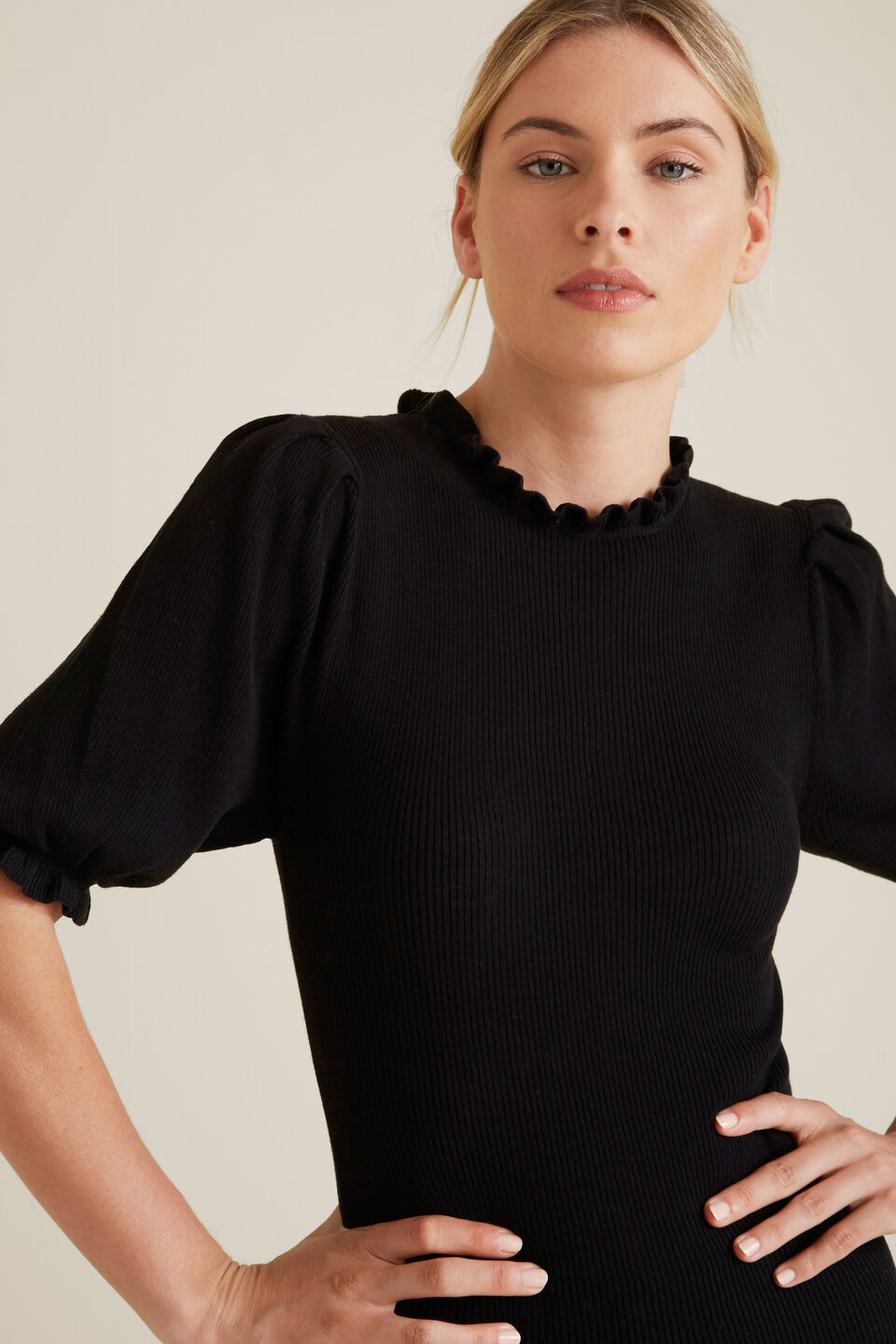 Frill Detail Knit  