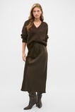  Lofty V Neck Slouch Knit  Coffee Bean  hi-res