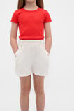 Core Logo Rib Tee  Strawberry Red  hi-res