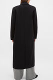 Wool Blend Classic Coat  Black  hi-res