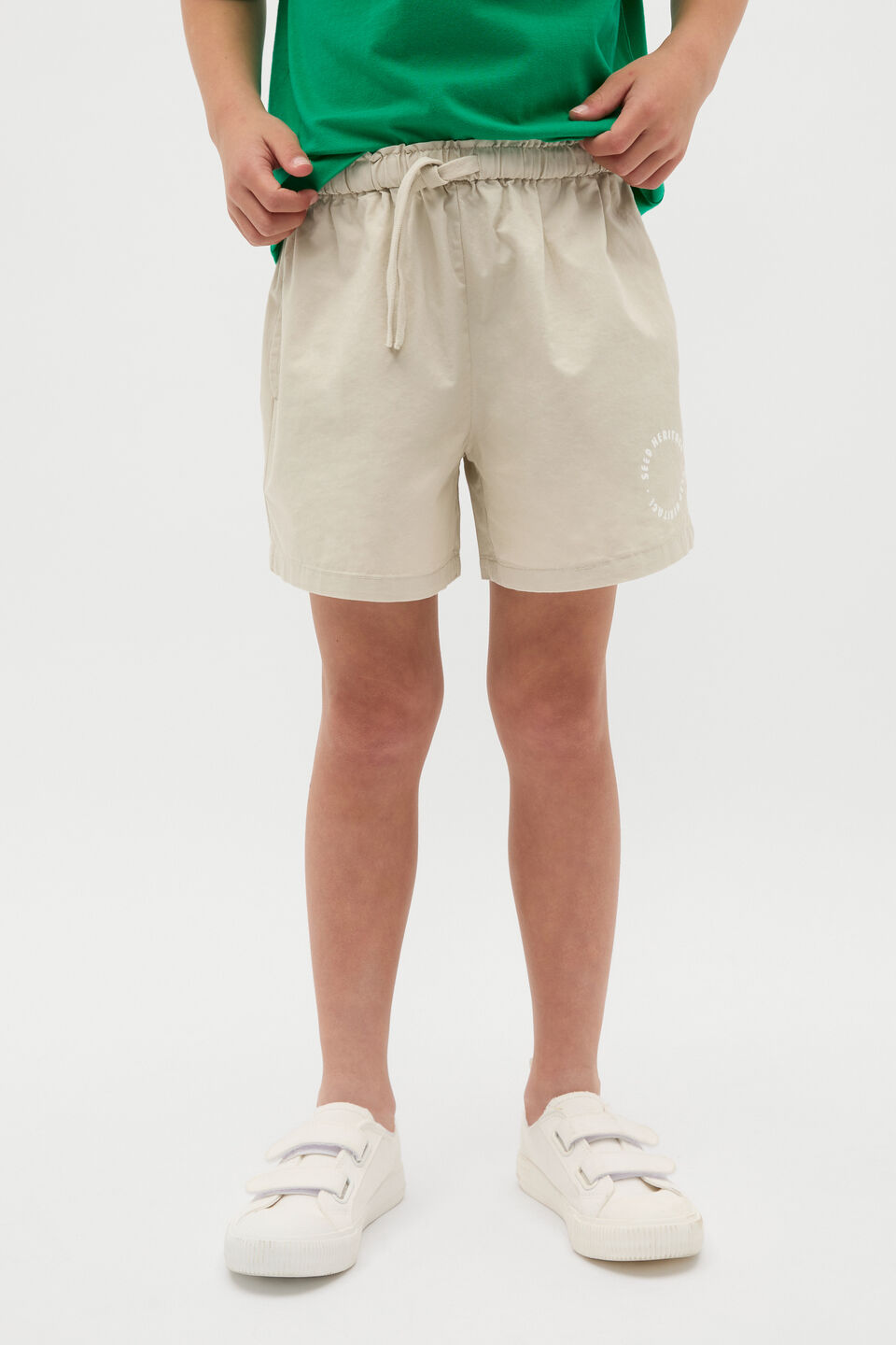 Core Garment Dye Short  Cool Stone