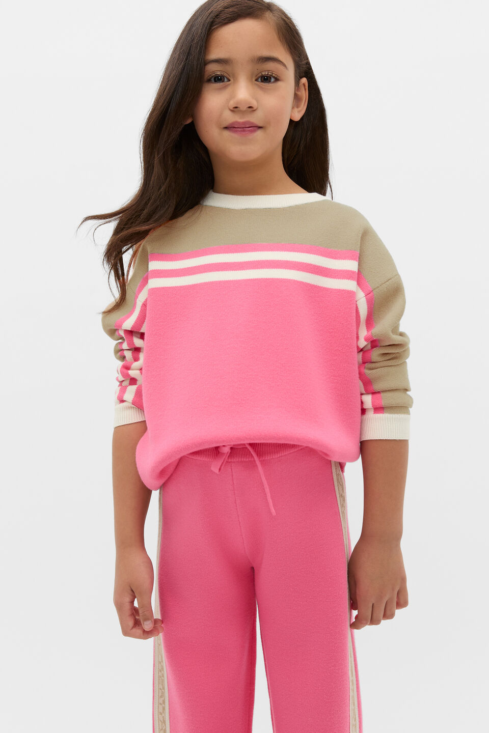 MD Retro Knit Sweater  Bubblegum Pink