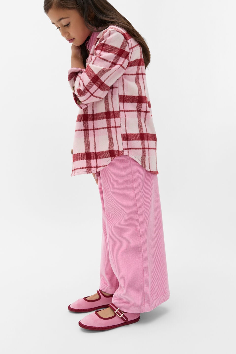 Velvet Mary Jane  Candy Pink Multi