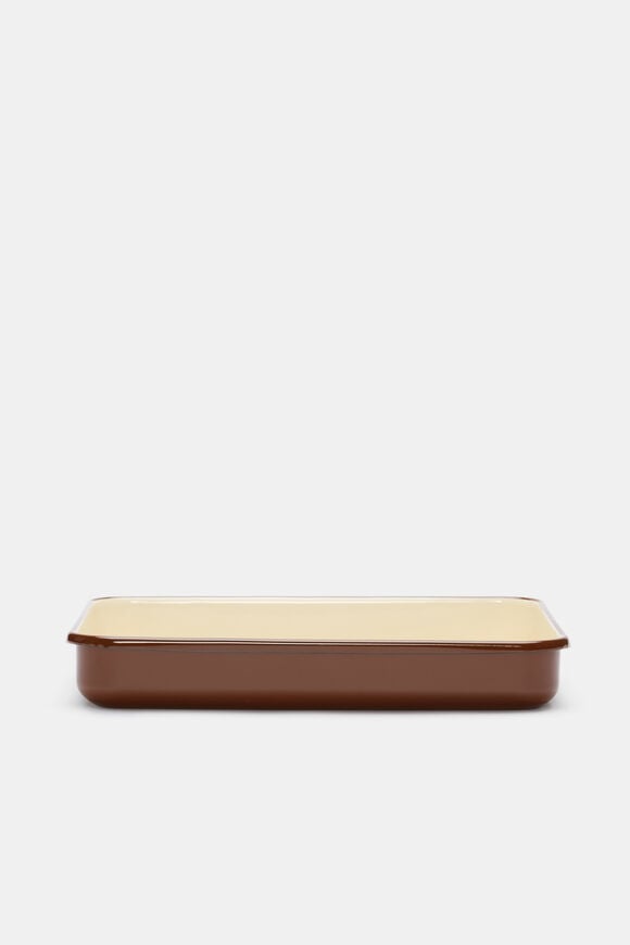 Elias Enamel Rectangle Pan  Biscoff  hi-res