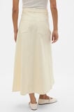 Denim Midi Skirt  Coconut Cream  hi-res