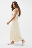 Denim Midi Skirt  Coconut Cream  hi-res