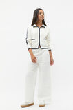 Elasticated Patch Pant  Light Cream  hi-res