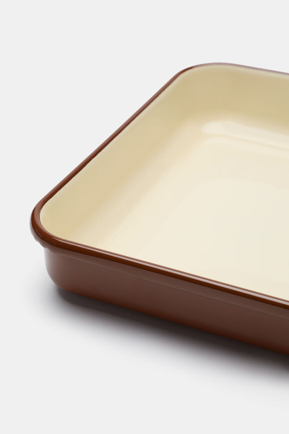 Elias Enamel Rectangle Pan  Biscoff  hi-res