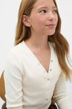 Placket Rib Tee  Classic Cream  hi-res