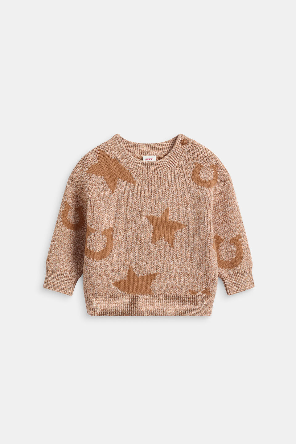 Twisted Yarn Star Knit  Spice