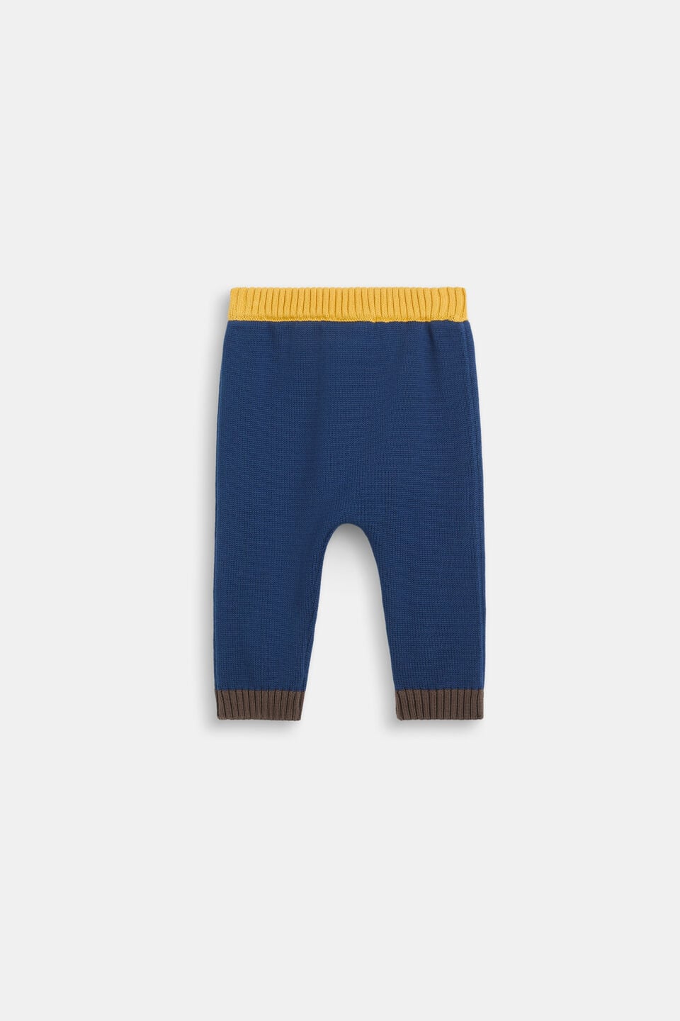 Colourblock Knit Pant  French Navy