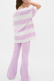 Stripe Logo Tee  Orchid  hi-res