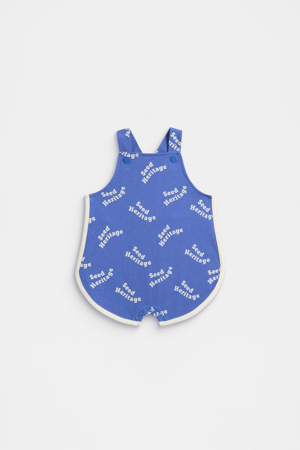 Sporty Logo Overall  Azure Blue