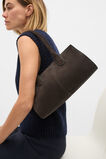 Suede East West Tote  Chocolate  hi-res