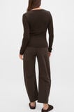 Australian Merino Scoop Neck Top  Coffee Bean  hi-res