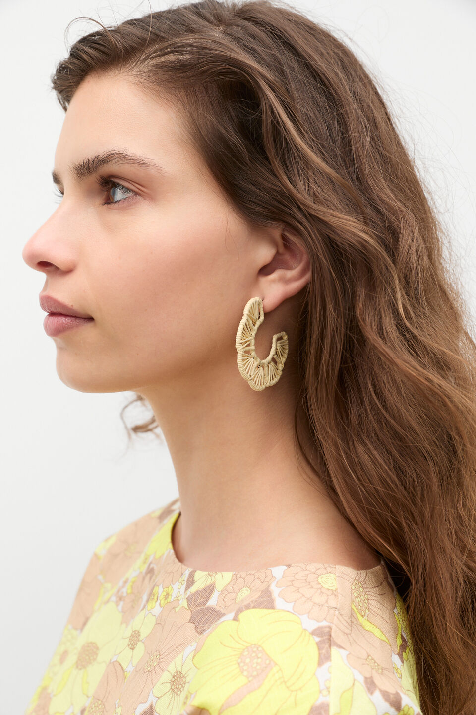 Bloom Earring  Natural