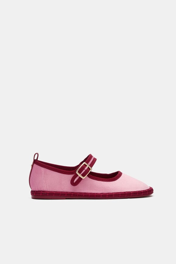 Velvet Mary Jane  Candy Pink Multi  hi-res
