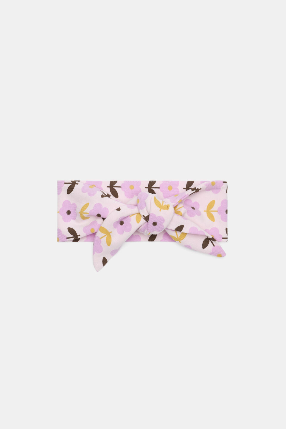 Floral Fabric Headband  Pink Lemonade