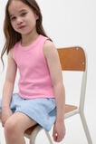 Core Logo Rib Tank  Candy Pink  hi-res