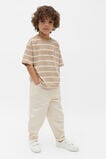 Stripe Logo Tee  Milk Tea  hi-res