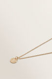 Initial Disc Necklace    hi-res