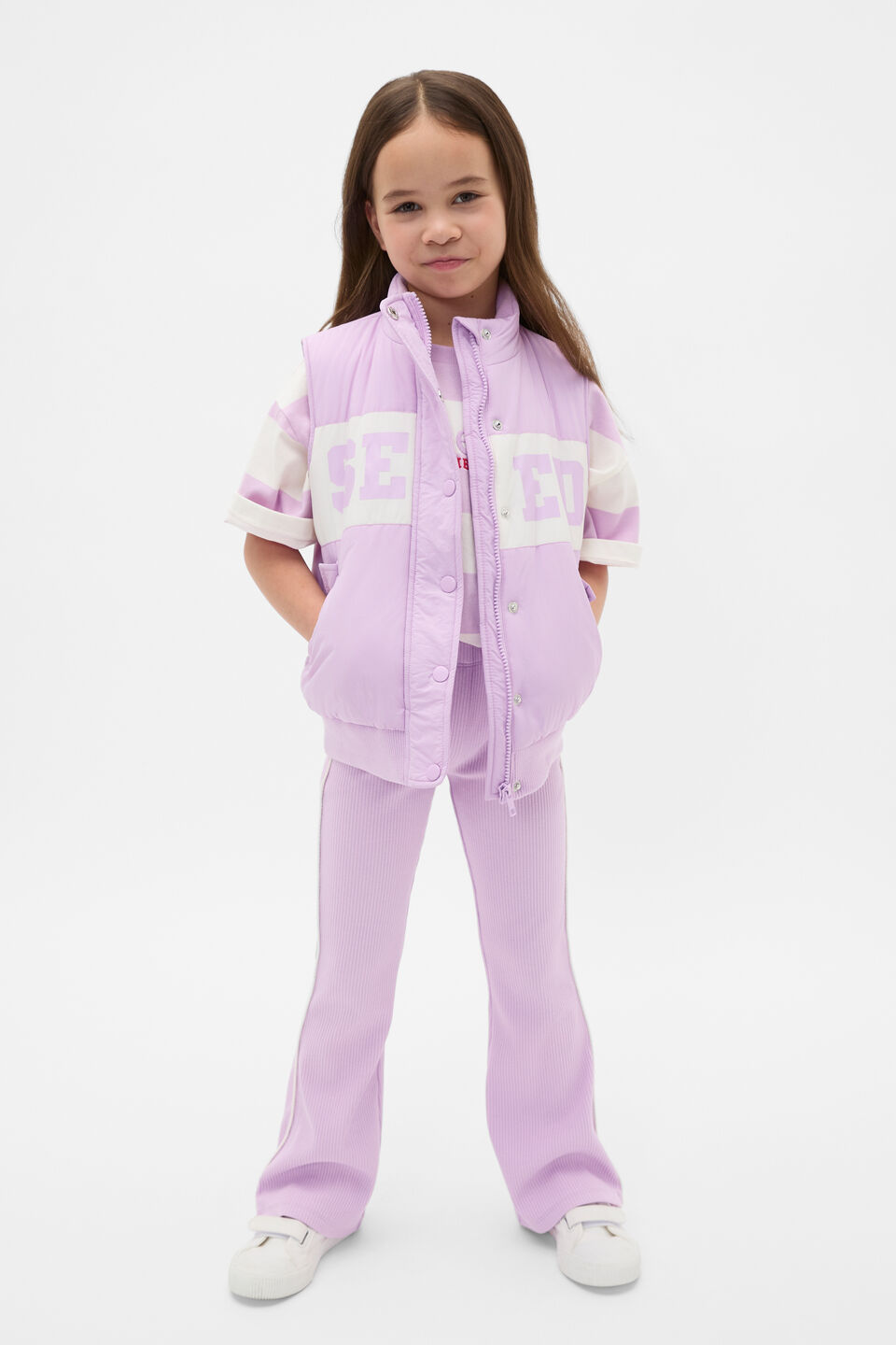 Logo Vest  Orchid