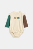 Colourblock Rugby Bodysuit  Multi  hi-res