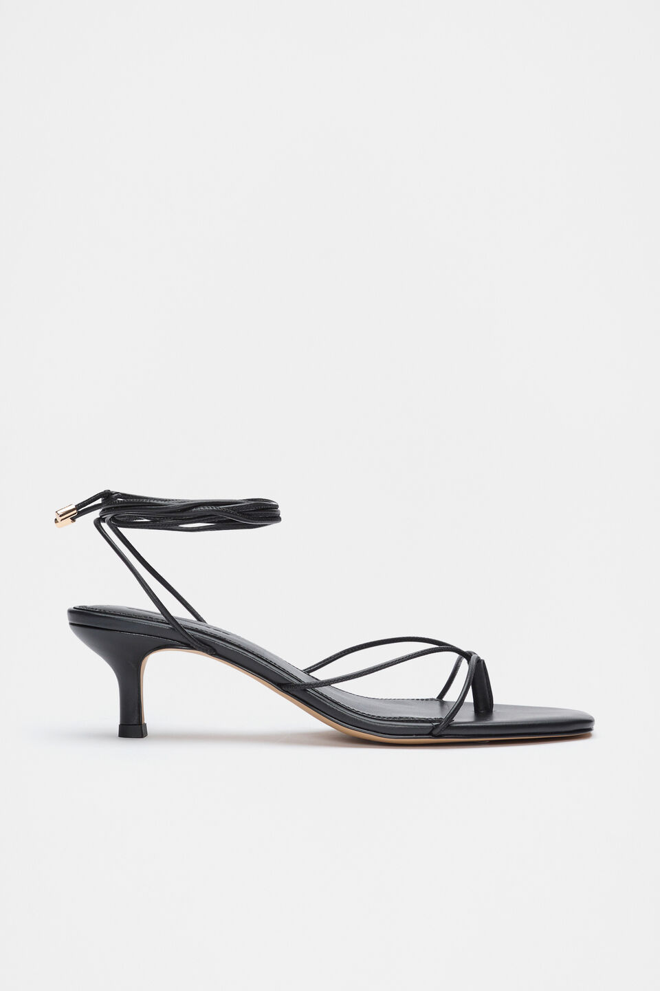 Stevie Lace Up Heel  Black