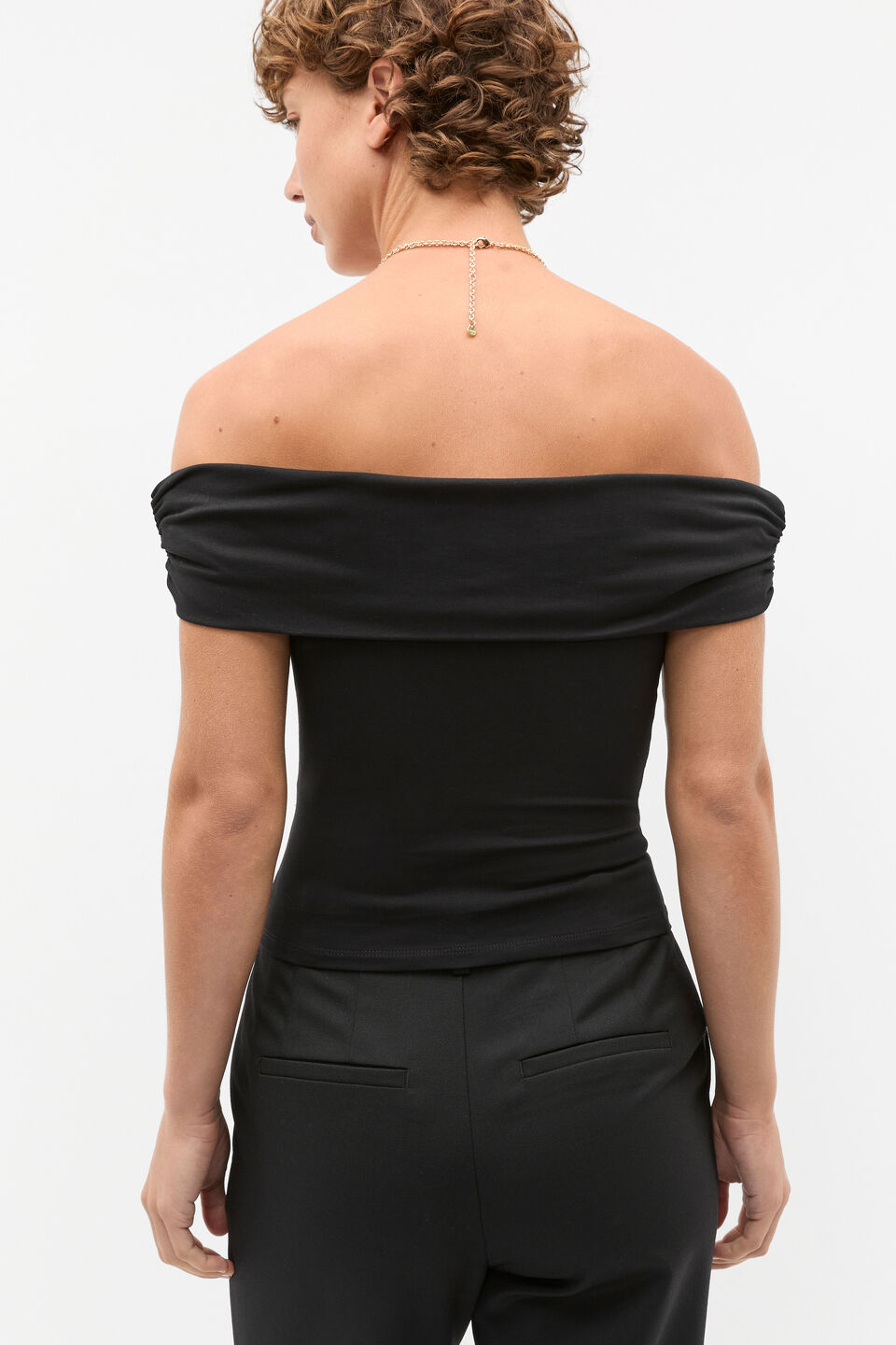 Off Shoulder Top  Black