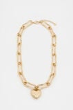 Heart Necklace  Gold  hi-res