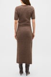 Fluffy Knit Slouch Tee  Chestnut  hi-res