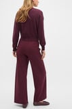 Australian Merino Relaxed Cardigan  Plum Red  hi-res