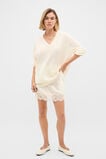 Lace Trim Mini Skirt  Coconut Cream  hi-res