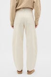 Cord Barrel Pant  Coconut Cream  hi-res