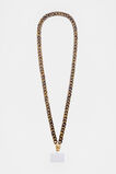 Resin Phone Strap  Dark Tort  hi-res