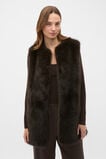Faux Fur Gilet  Coffee Bean  hi-res