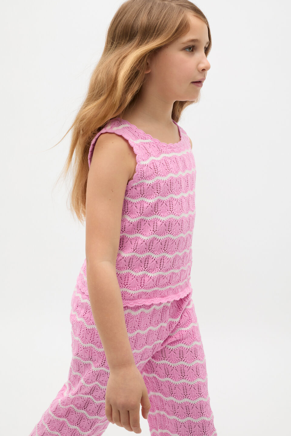Crochet Top  Candy Pink