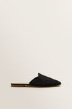 Linen Open Back Mule    hi-res