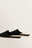 Linen Open Back Mule    hi-res