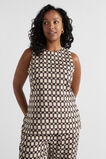 Linen Retro Tunic Top  Multi Retro  hi-res