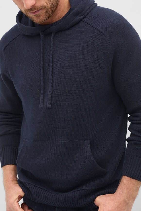 Cotton Hoodie  Midnight Blue  hi-res