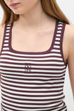 Striped Logo Tank  Mulberry  hi-res