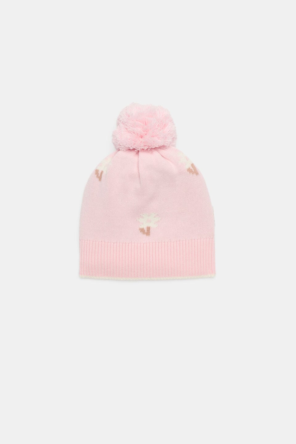 Jacquard Knit Beanie  Musk