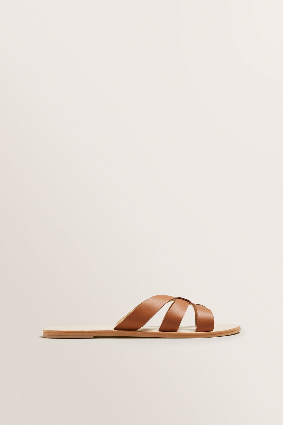 Emma Leather Slide  