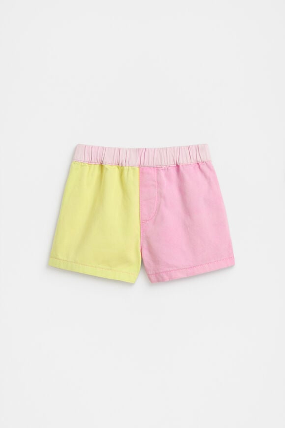 Colourblock Logo Short  Multi  hi-res