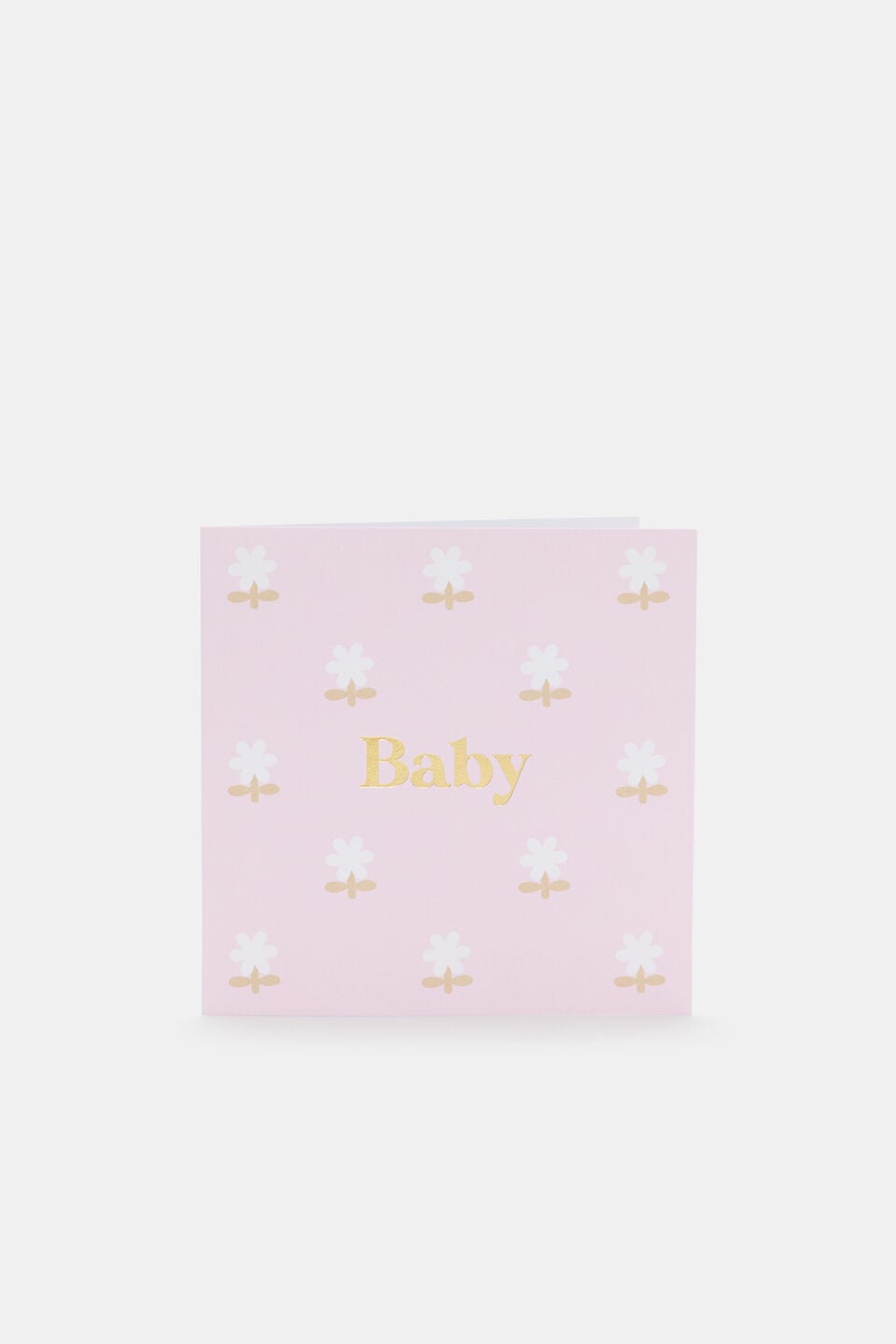 Baby Flowers Card  Multi