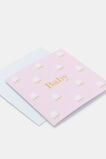 Baby Flowers Card  Multi  hi-res